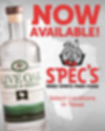 Now Available in Select Spec's Locations In Texas, San Antonio, Corpus Christi, Houston.