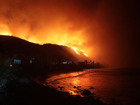 Fire in the Hills. Burns on the Prairies.