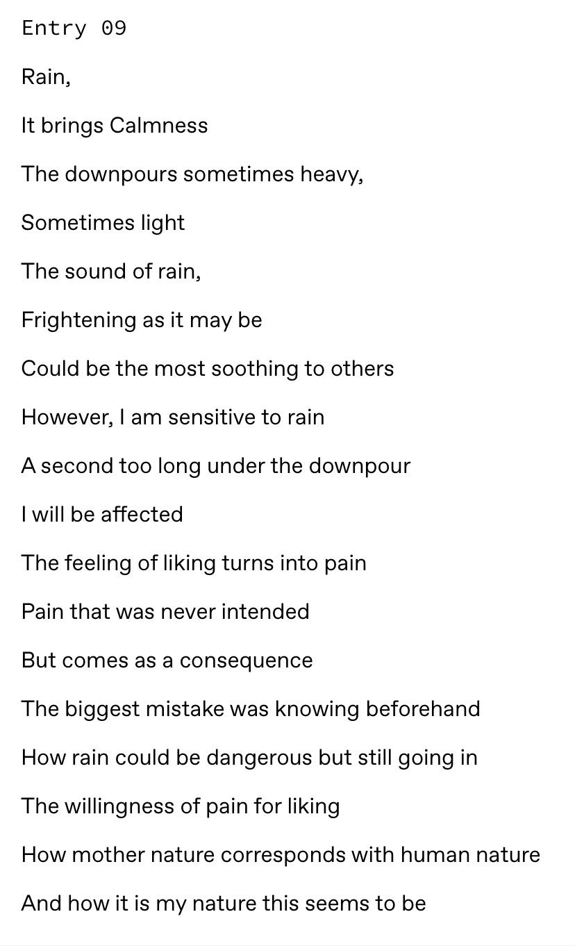 Poem by me