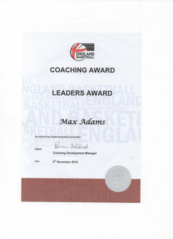 Basketball Leaders Award