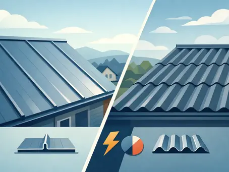 Standing Seam Versus Corrugated Metal Roofs