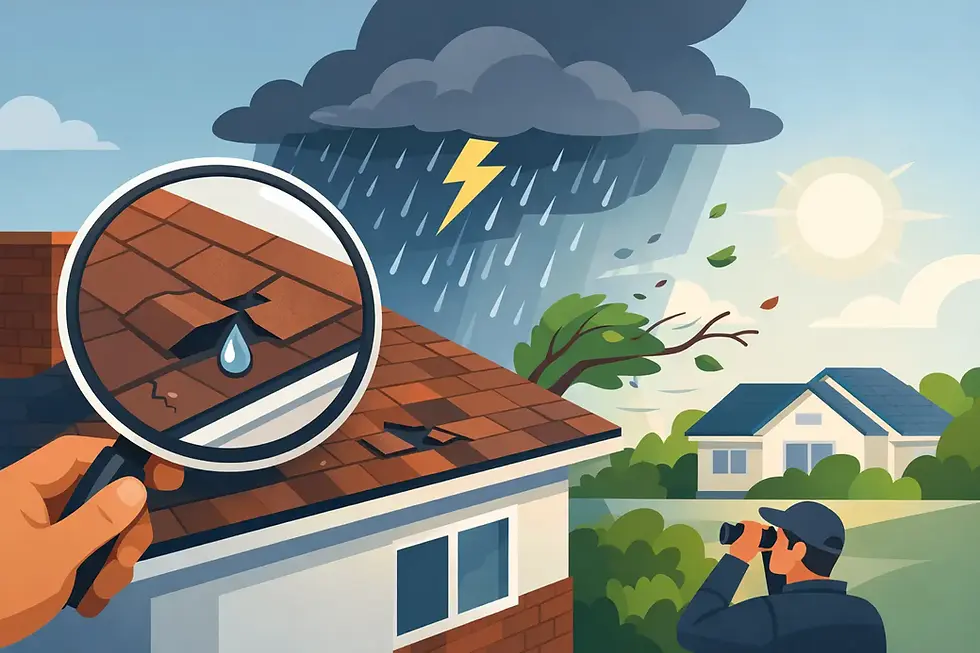 How to Spot Storm Roof Damage Before It Spreads