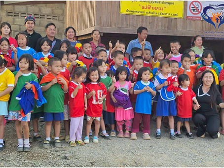 เสื้อกีฬาชุดใหม่ 🥰 สดใสไปทั้งดอย 🩷❤️🧡💛💚🩵💙💜🤎