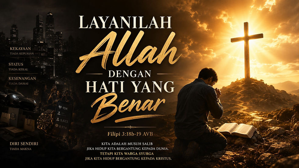 Layanilah Allah Dengan Hati Yang Benar