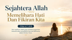 Sejahtera Allah Memelihara Hati Dan Fikiran Kita