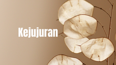 Orang Jujur Tetap Ada Harapan