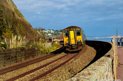 Train-spotting in Teignmouth