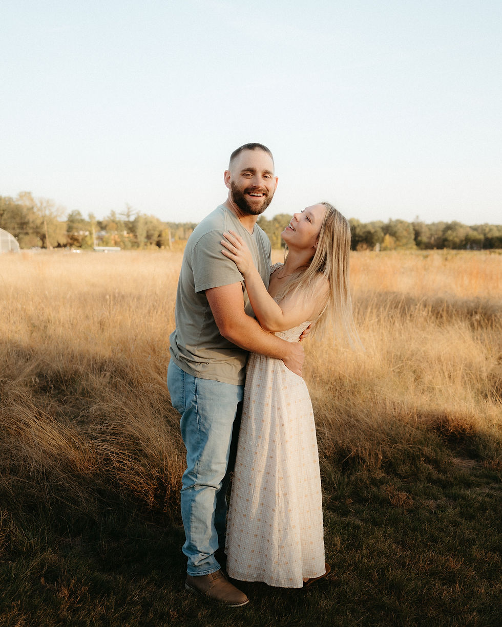 Saratoga Springs golden hour family photo session at Pitney Meadows Community Farm. Photography by Benjamin Jennings Studio