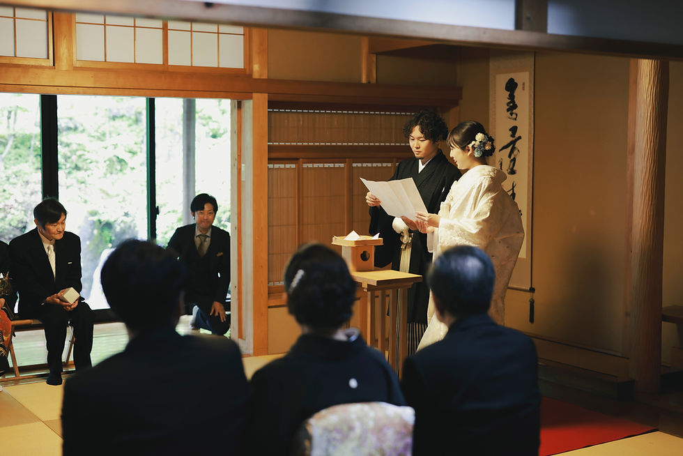 駒ヶ根高原古民家ウェディング音の葉の和室で挙げる結婚式
