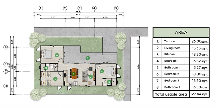 3 Bedroom Villa