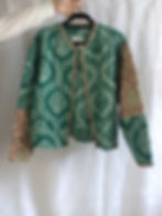 Thumbnail: Green and Pink Open Jacket / Over-shirt