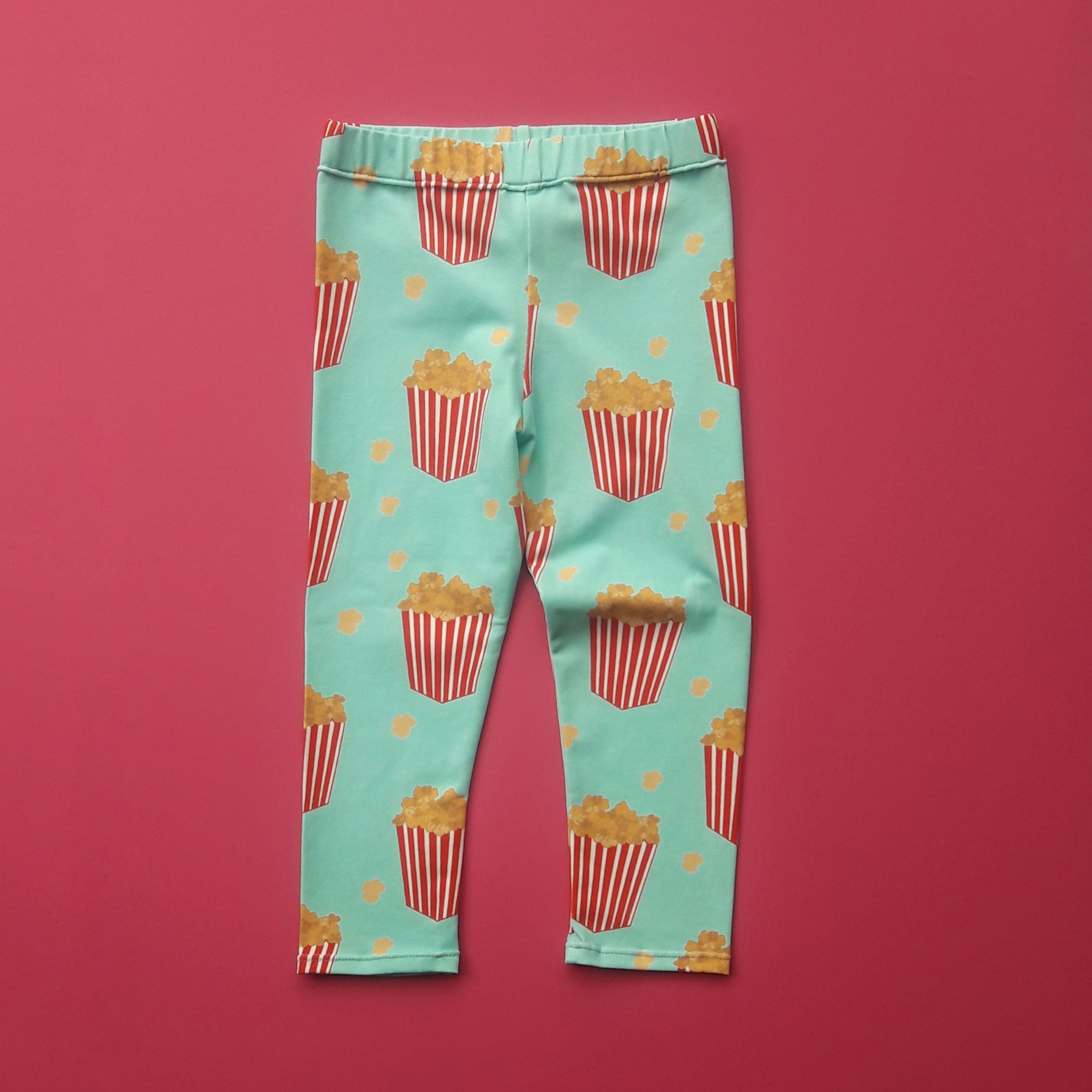 Turquoise Popcorn Leggings