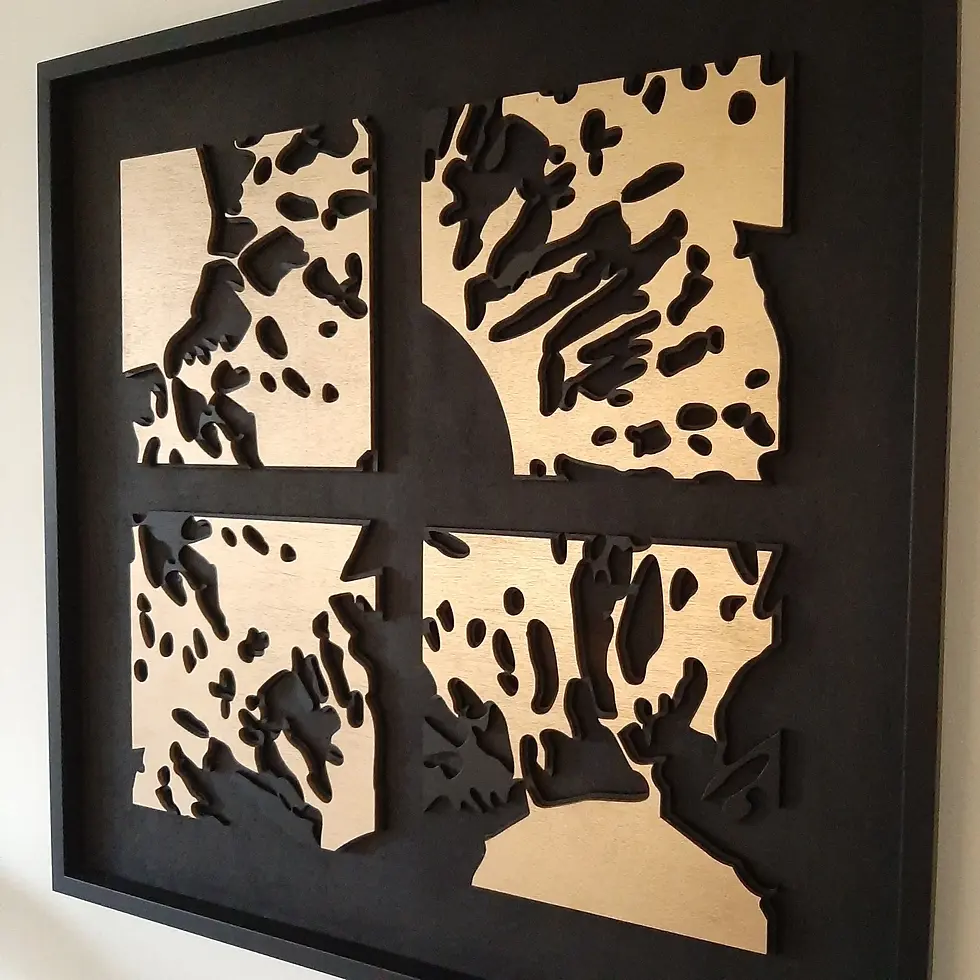 Miniature : tableau abstrait minimaliste