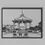Miniature : illustration découpée sur papier noir du kiosque Peynet de Valence sur fond gris