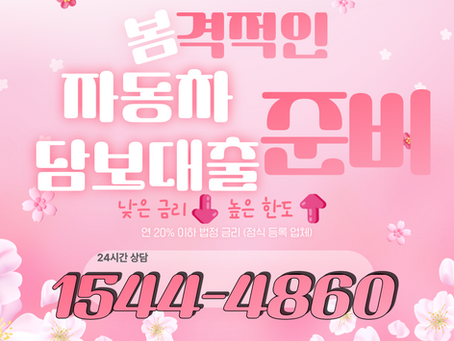 신용조회없는 자동차담보대출 무직자도가능해요