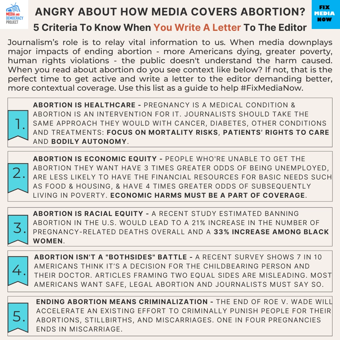 Abortion Media Coverage