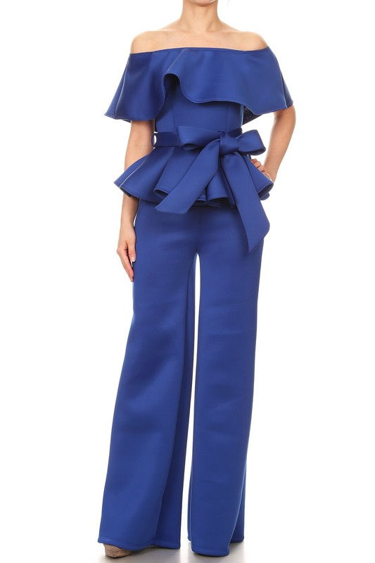Thumbnail: PEPLUM JUMPSUIT 