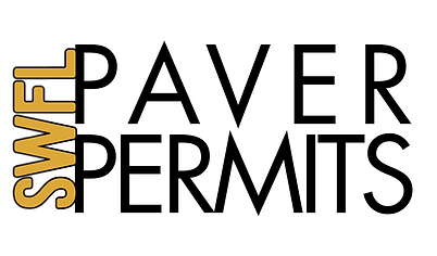 PAVER PERMITS, DRIVEWAY ROW PERMIT, PERMIT COORDINATOR SERVICES, LEE COUNTY COLLIER COUNTY PERVIOUS PAVERS CAPE CORAL CITY OF