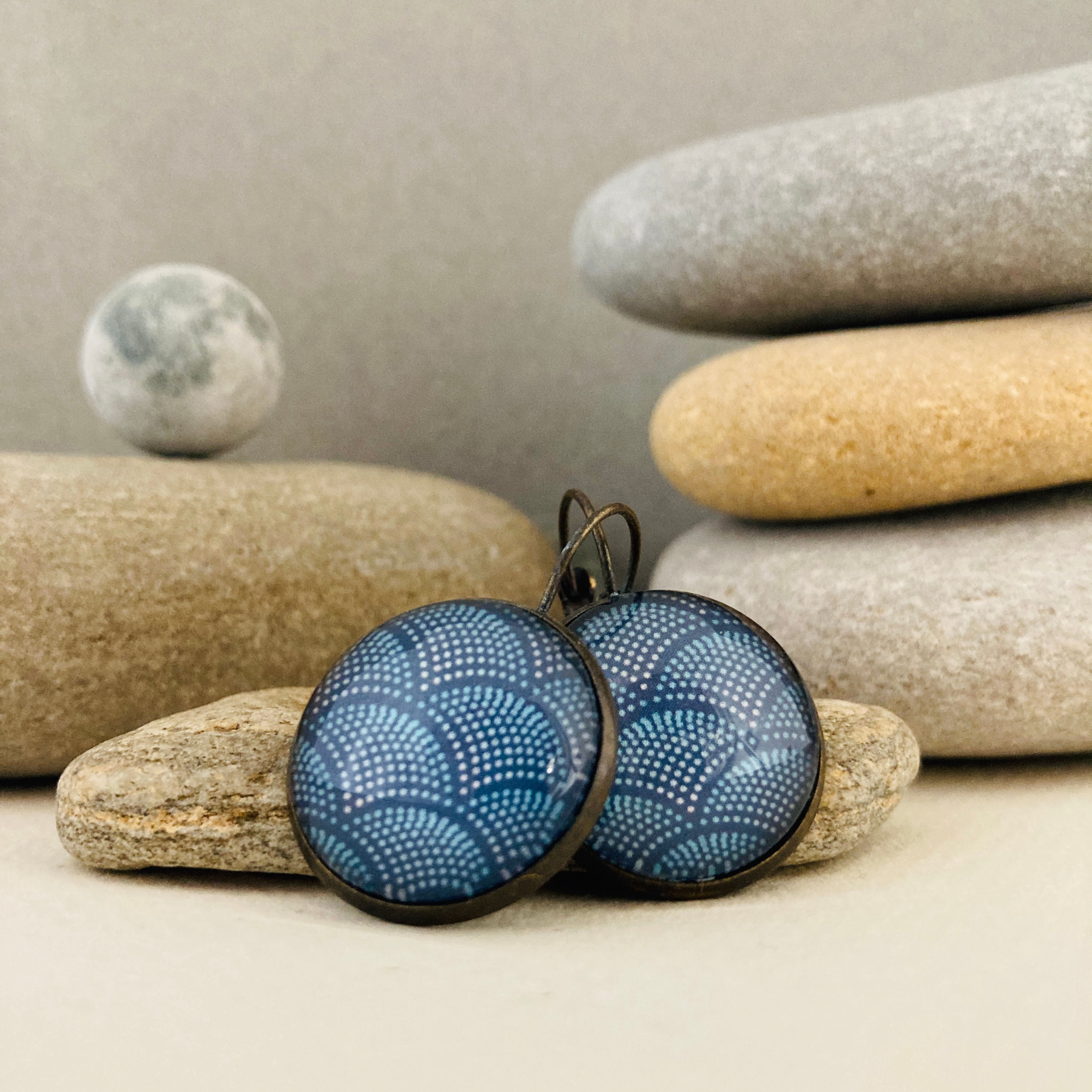 Dormeuses motif Japonais