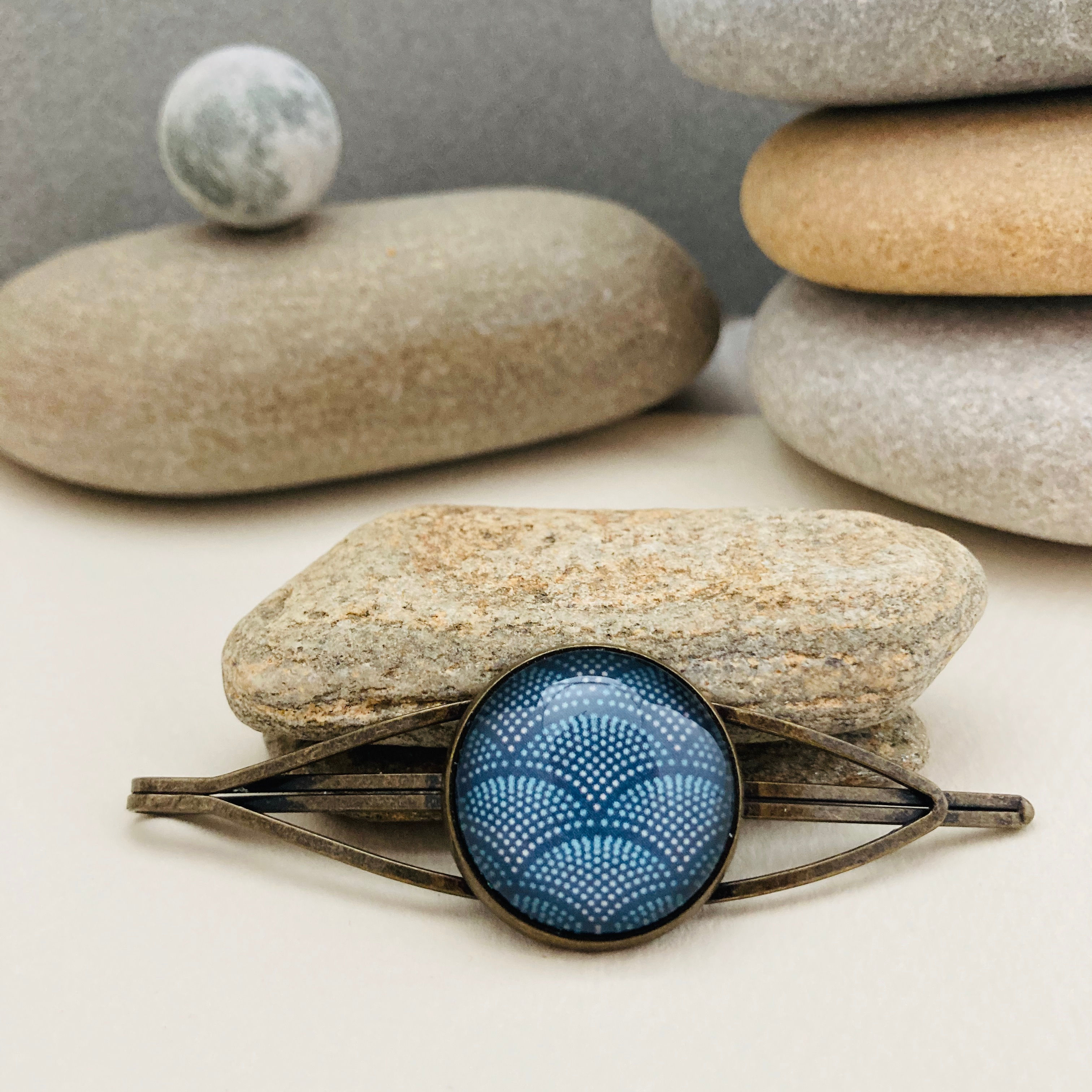 Pince broche Motif Japonais