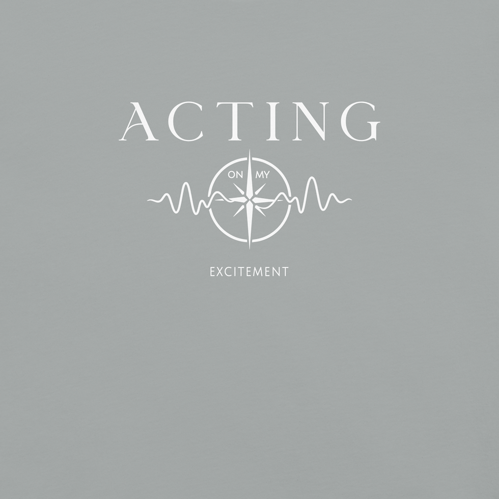 Thumbnail: "Acting on My Excitement" Unisex Dyed Garment T-Shirt