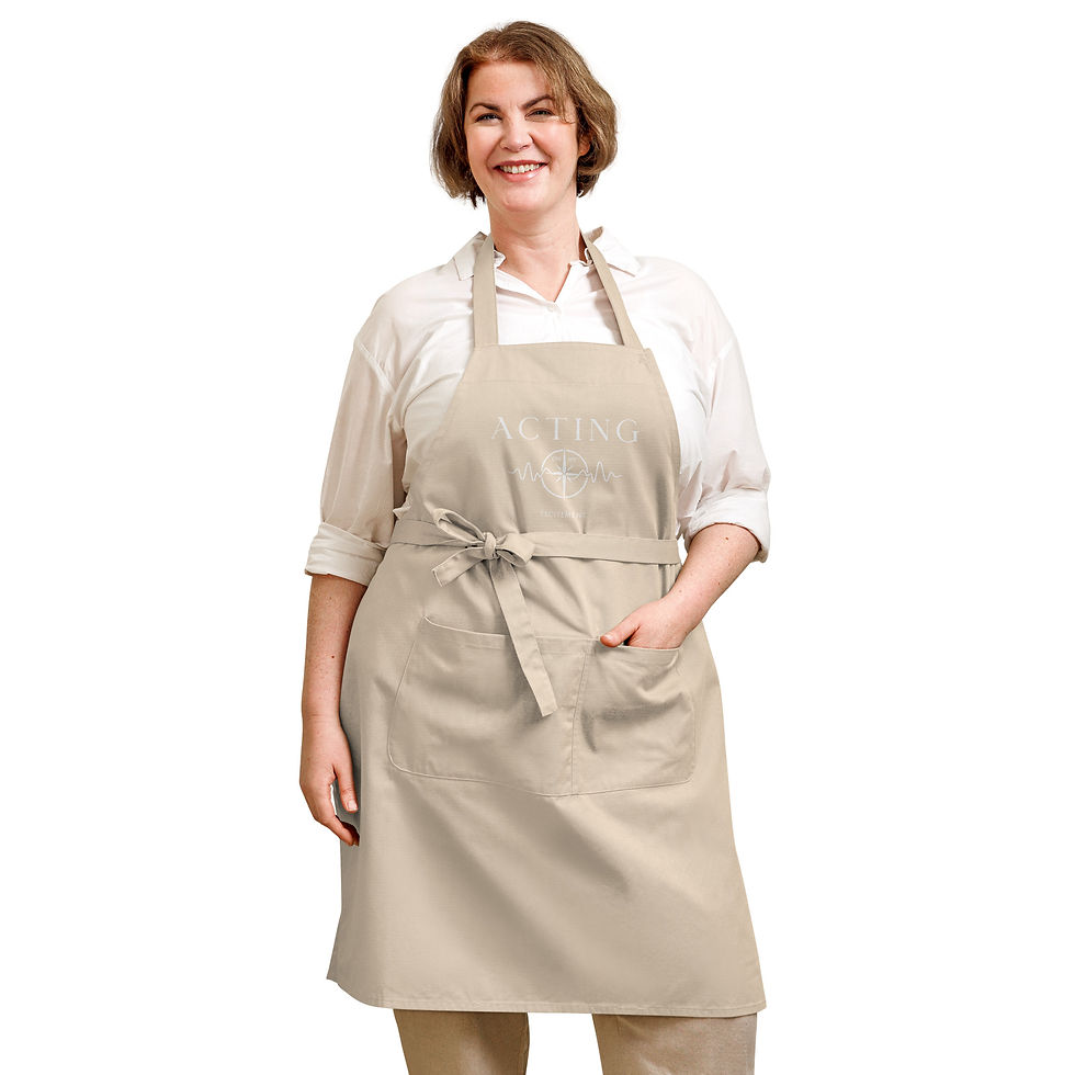 Thumbnail: "Acting on My Excitement" organic cotton apron