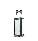 Shield mâts d'eclairage compacte et sûre de Italtower Padova, Italie, conçue pour les situations d'urgence