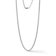 Girocollo uomo Chain Comete Gioielli in acciaio lucido con maglia moderna dal design essenziale e contemporaneo.