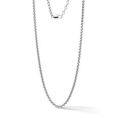 Girocollo uomo Chain Comete Gioielli in acciaio lucido con maglia moderna dal design essenziale e contemporaneo.