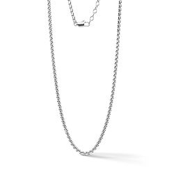 Girocollo uomo Chain Comete Gioielli in acciaio lucido con maglia moderna dal design essenziale e contemporaneo.