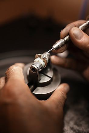 Dettaglio di lavorazione meccanica su anello di DML Dal Maso