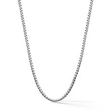 Girocollo uomo Chain Comete Gioielli in acciaio lucido con maglia compatta dal design moderno ed essenziale.