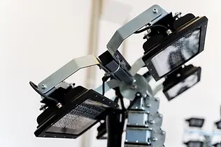 Italtower light tower headlights with powers from 50W up to 240W, ideal for different environments and applications, available in Padua, Italy.