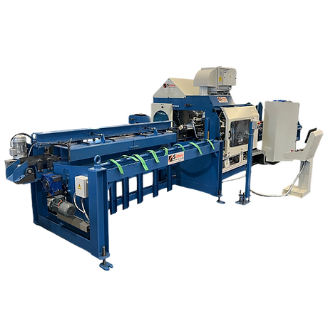 SIMAX 150 Simec Sägeautomat zum Schneiden von Stangen Ø25-160 mm. Robuste Struktur, hohe Präzision und Produktivität.