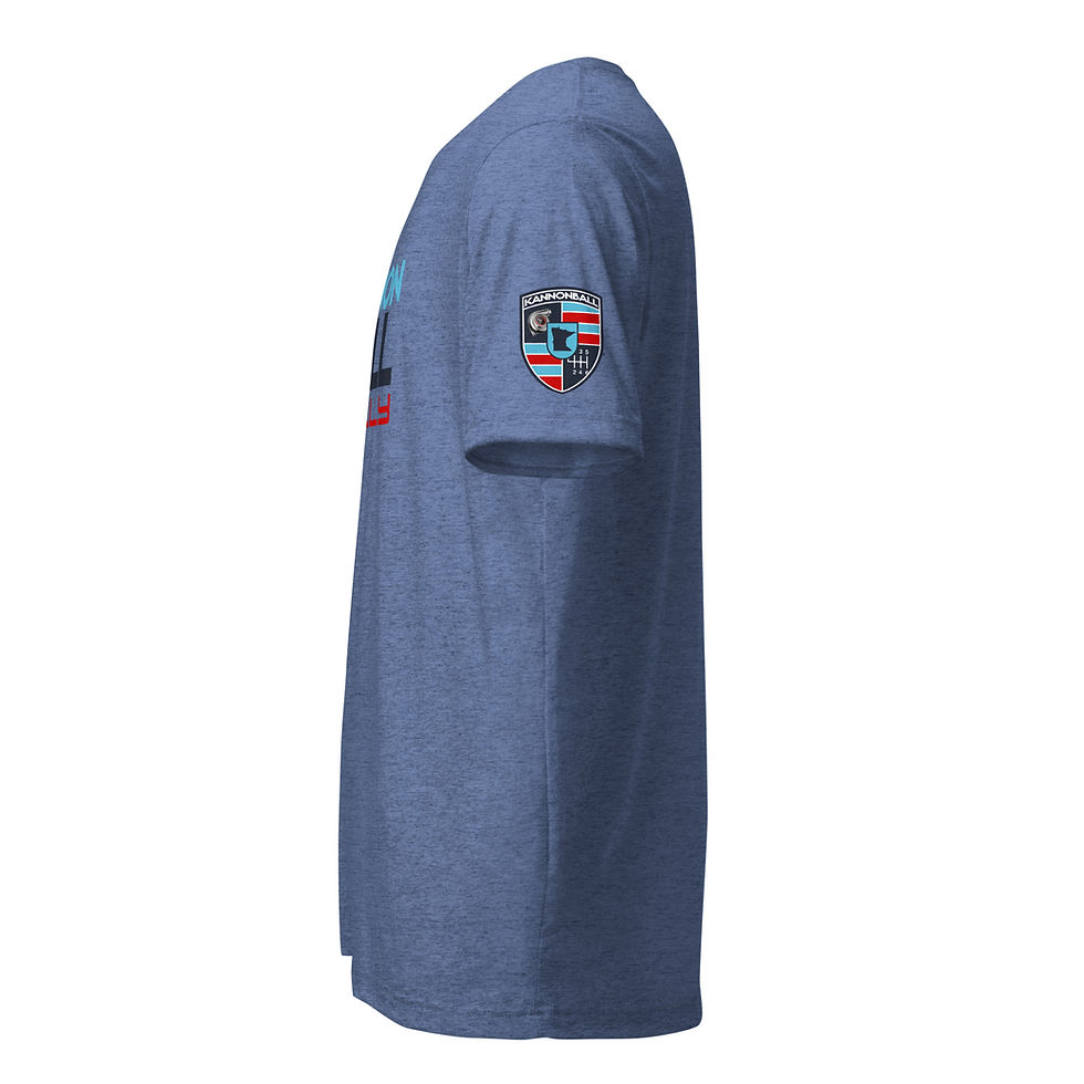 Thumbnail: KANNONBALL RALLY "FLAG" LOGO Tri-Blend Short Sleeve T-Shirt