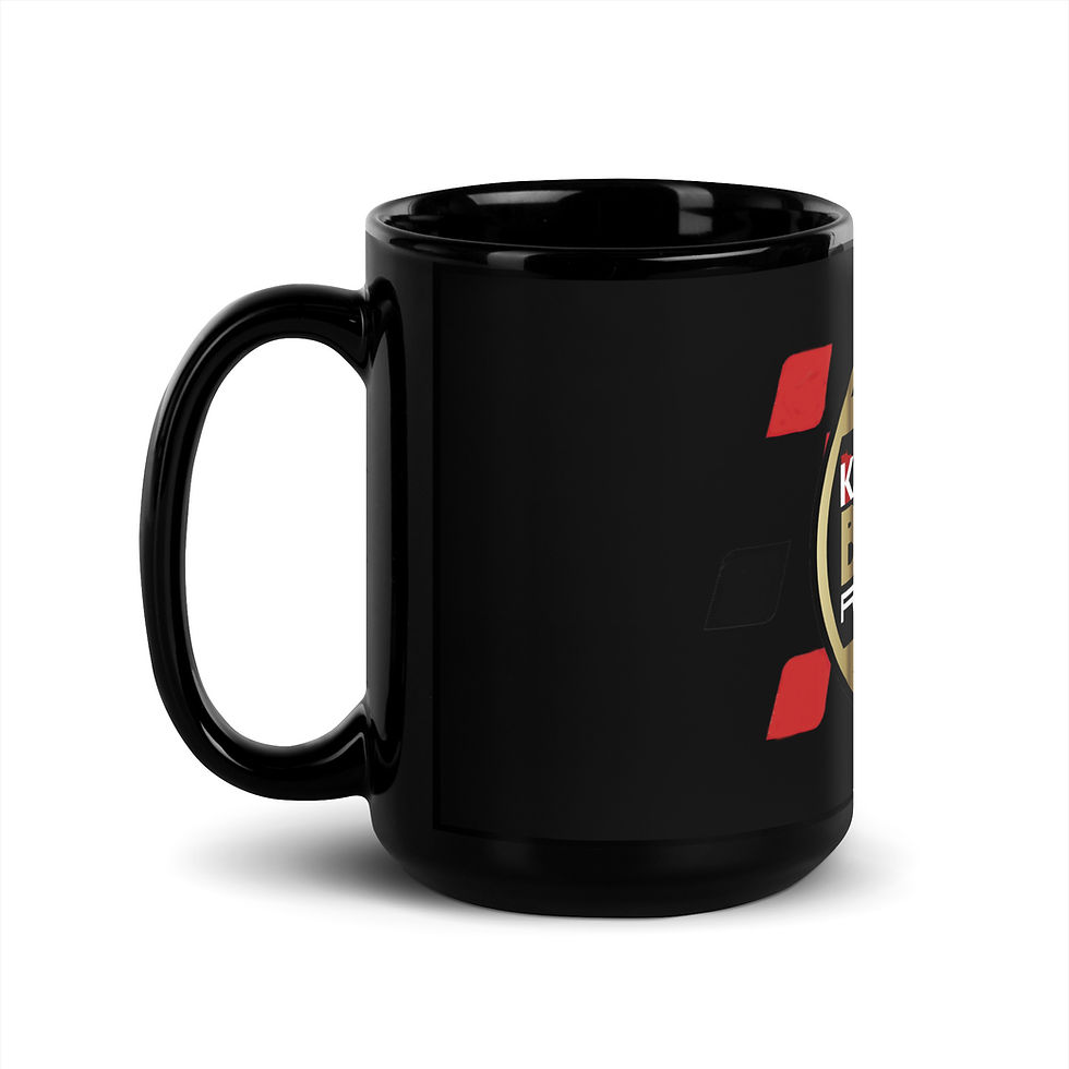 Thumbnail: The Kannonball Rally Black Glossy Mug