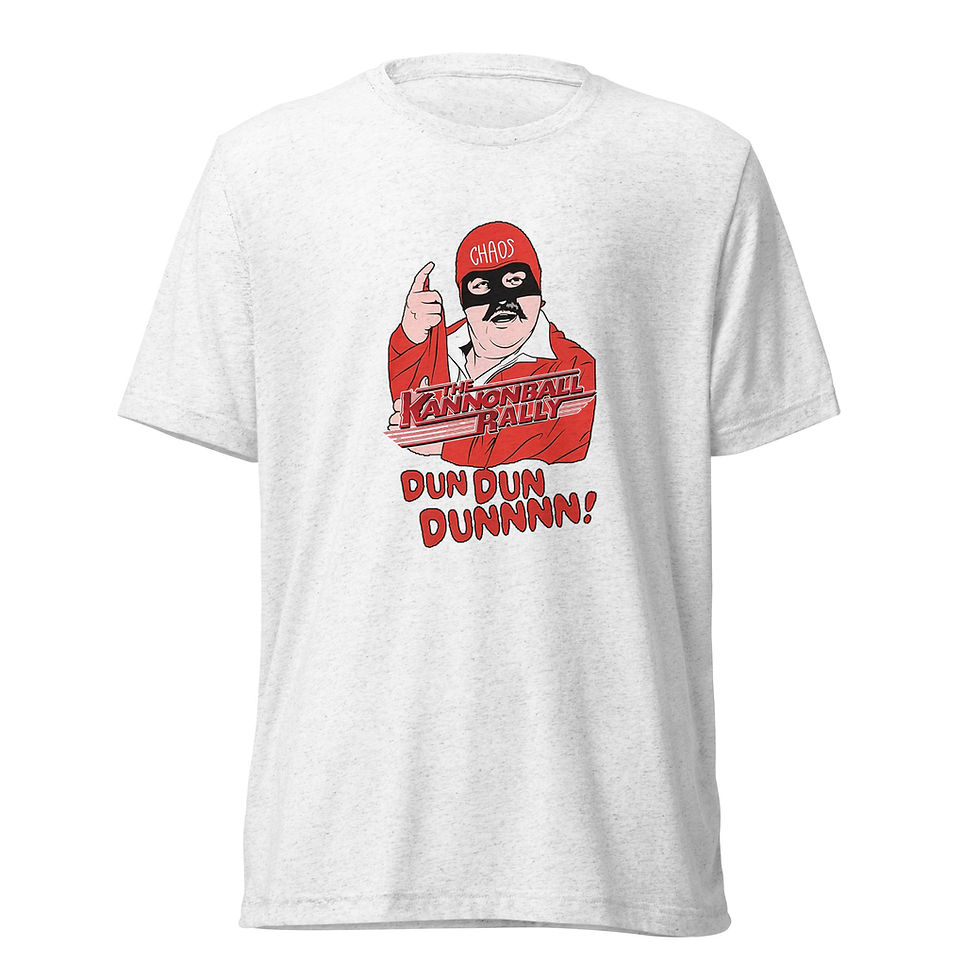 Thumbnail: KANNONBALL RALLY "CHAOS" Short Sleeve TRI-BLEND T-Shirt
