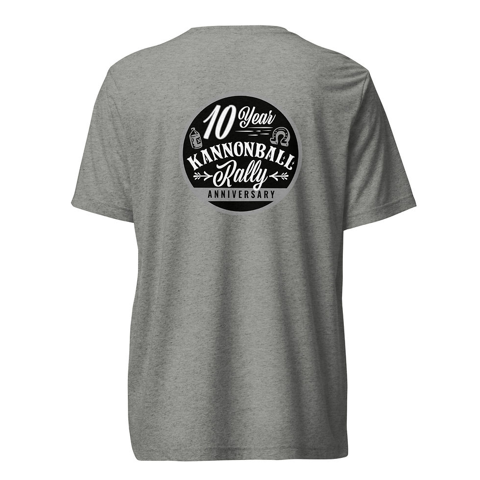 Thumbnail: KANNONBALL RALLY "PAINTER" Short Sleeve TRI-BLEND T-Shirt sleeve t-shirt