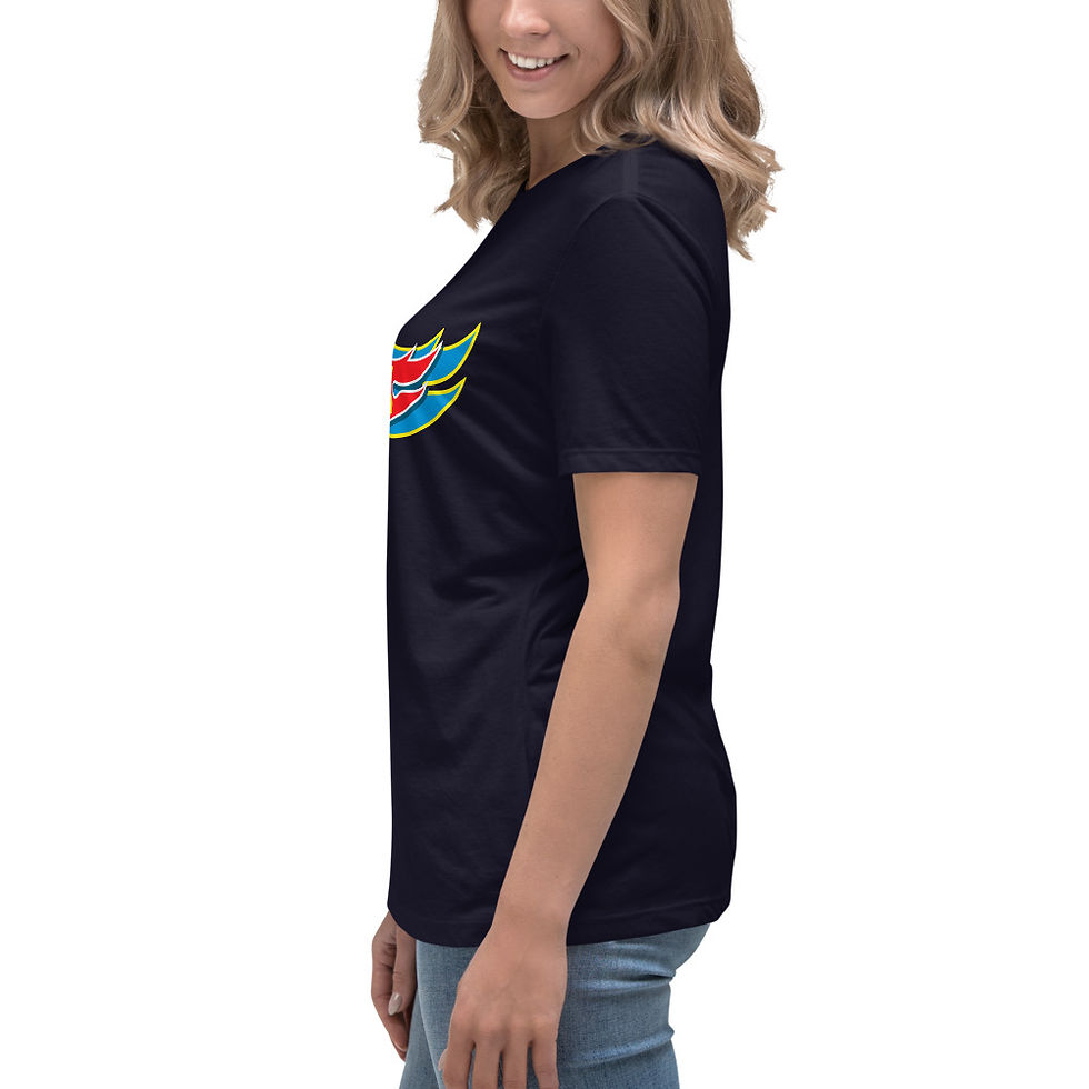 Thumbnail: KANNONBALL RALLY "HOT WHEELS" Women's Relaxed T-Shirt