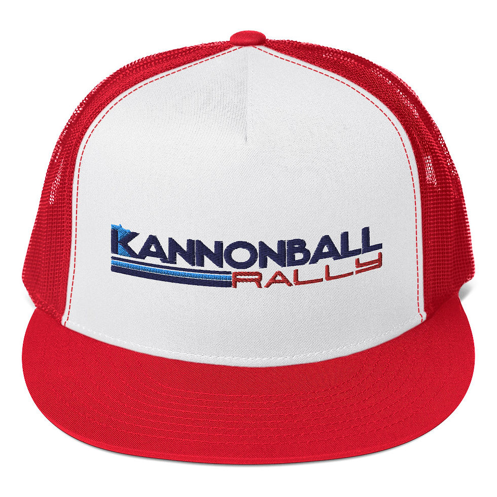 Thumbnail: The Kannonball Rally Mesh Trucker Cap
