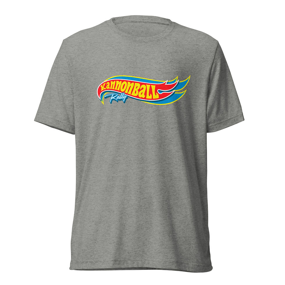 Thumbnail: KANNONBALL RALLY "HOT WHEELS" Short Sleeve TRI-BLEND T-Shirt