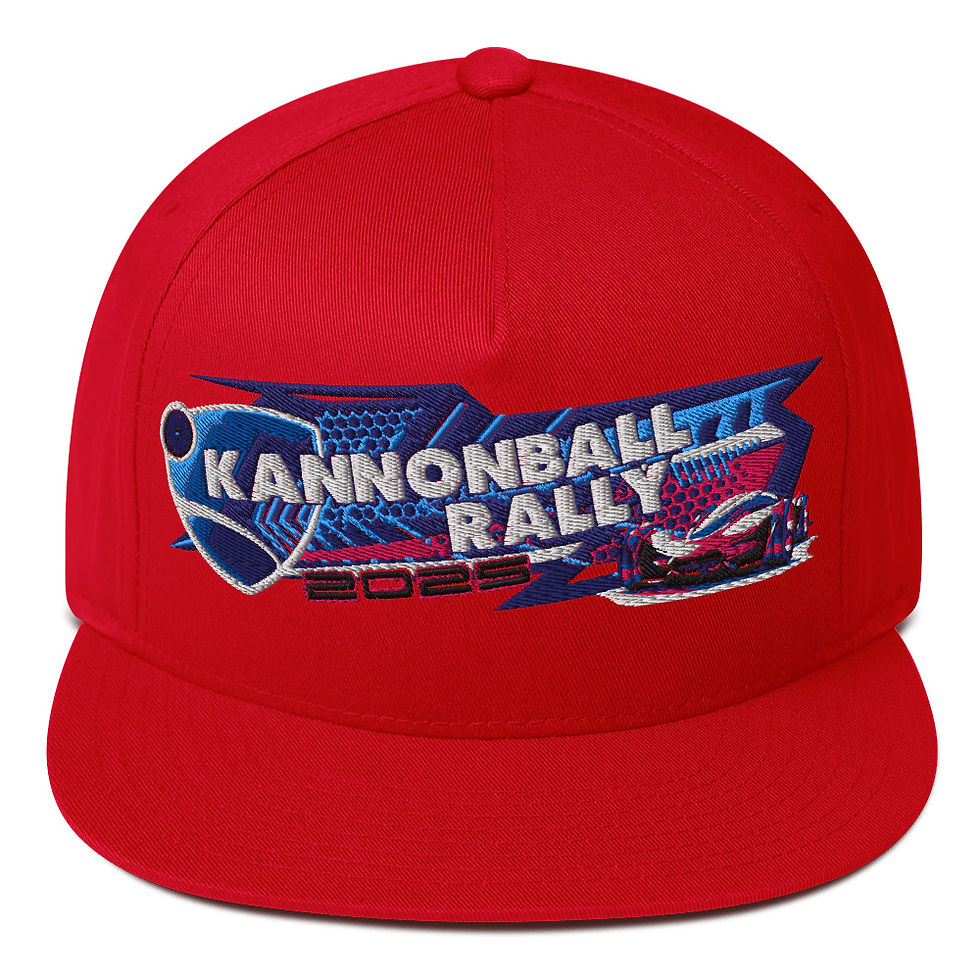 Thumbnail: The 2025 Kannonball R League Flat Bill Cap Embroidered