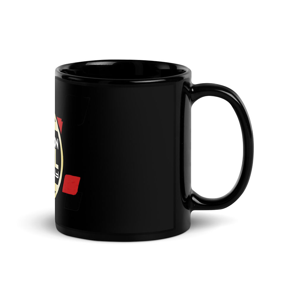 Thumbnail: The Kannonball Rally Black Glossy Mug