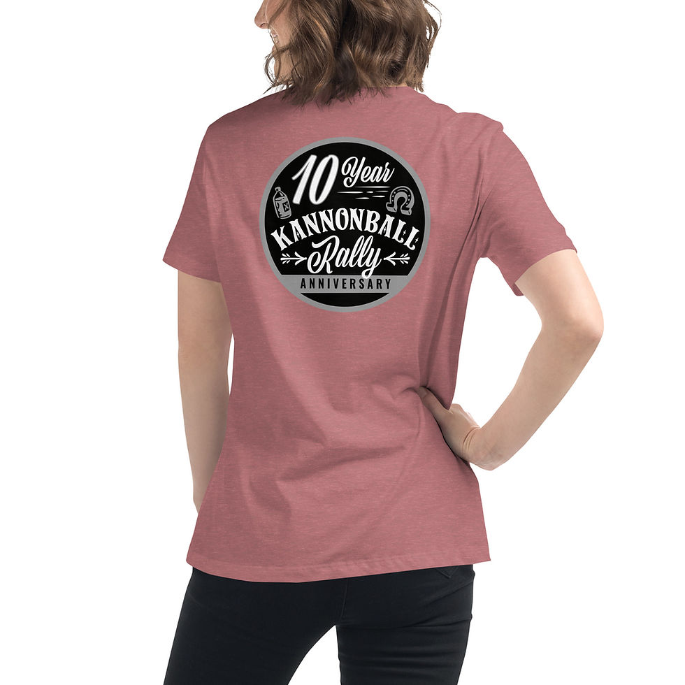 Thumbnail: KANNONBALL RALLY "PAINTER" Short Sleeve Women's Relaxed T-Shirt