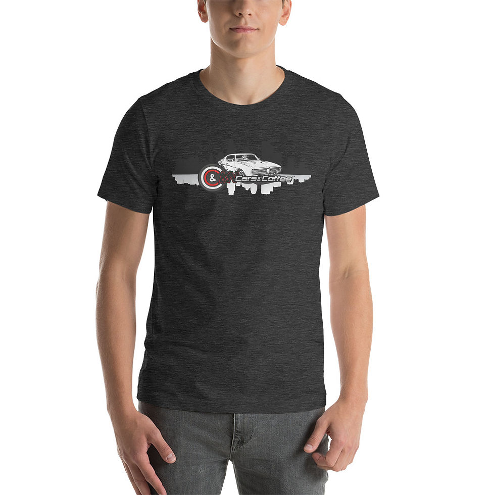 Thumbnail: MN Cars & Coffee GTO Rooftop Unisex t-shirt