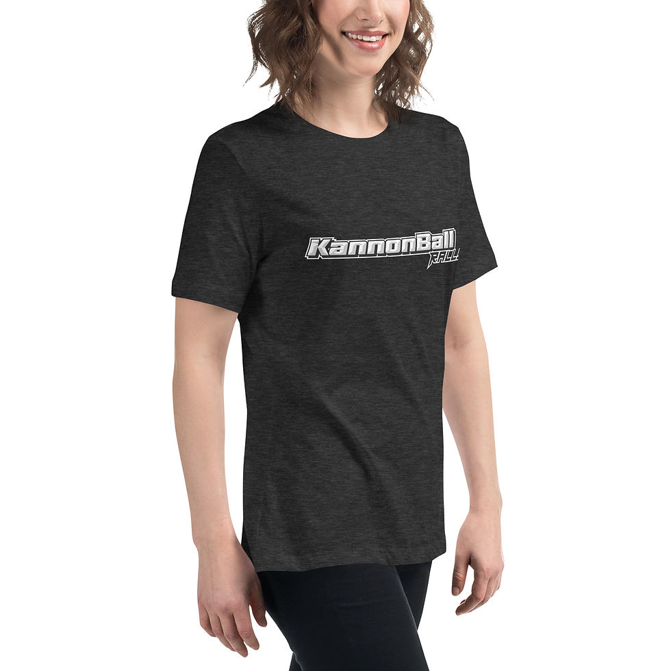 Thumbnail: KANNONBALL RALLY "POLE POSITION" Short Sleeve Women's Relaxed T-Shirt