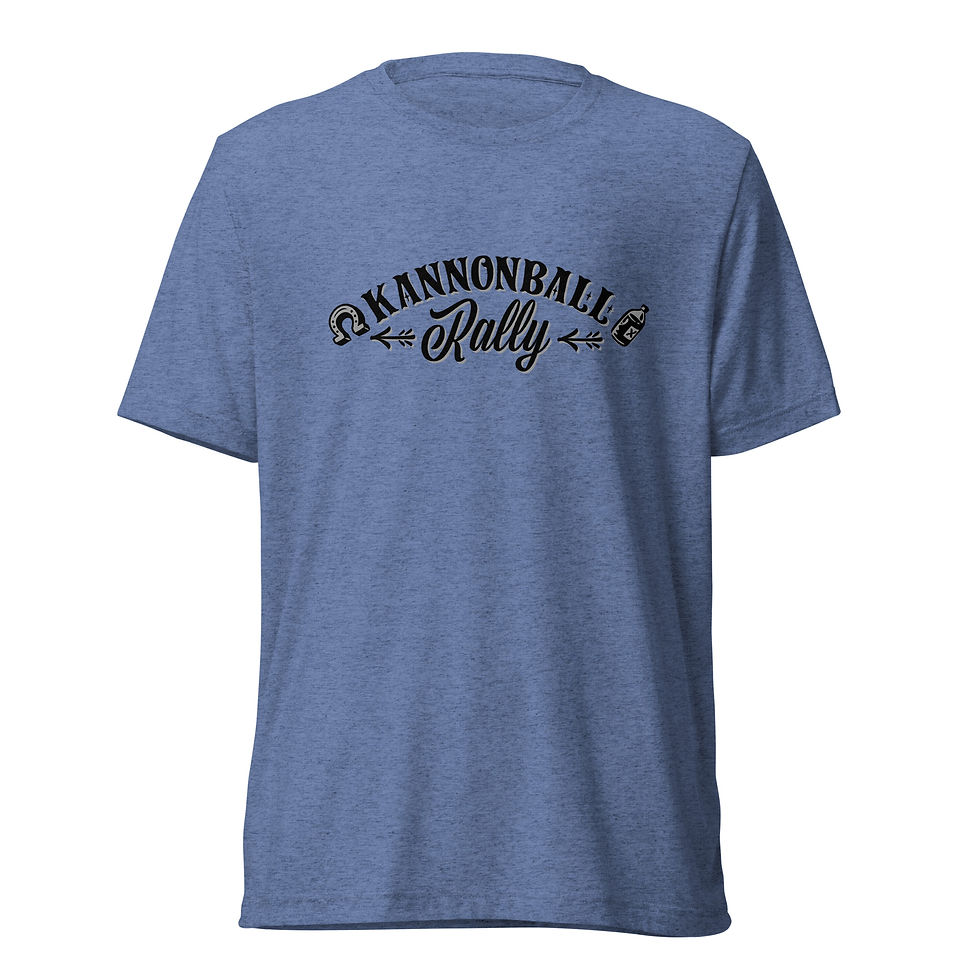 Thumbnail: KANNONBALL RALLY "PAINTER" Short Sleeve TRI-BLEND T-Shirt sleeve t-shirt