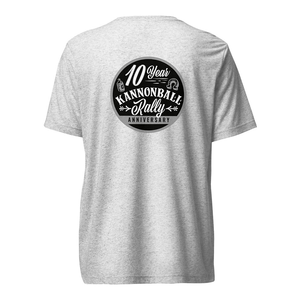 Thumbnail: KANNONBALL RALLY "PAINTER" Short Sleeve TRI-BLEND T-Shirt sleeve t-shirt