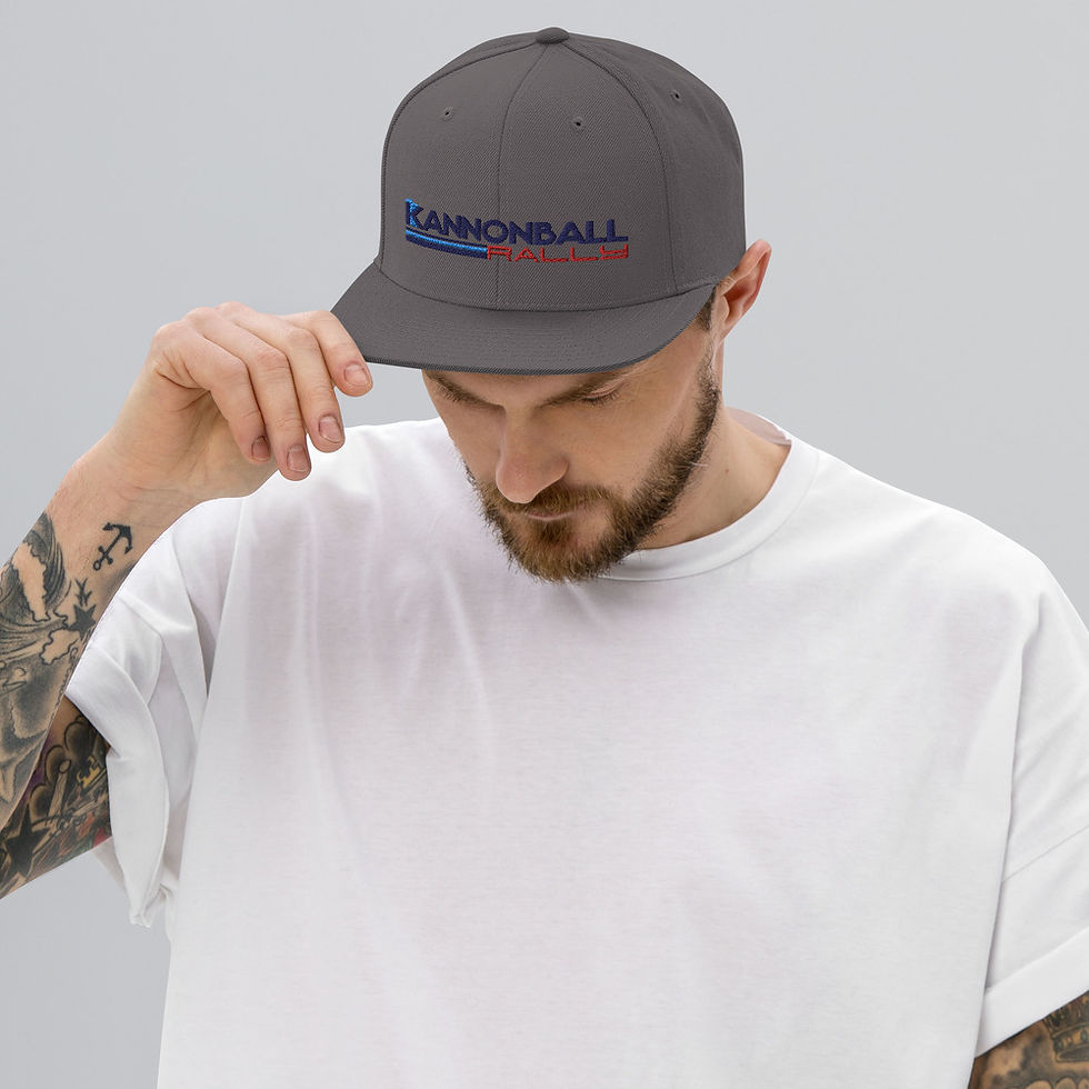 Thumbnail: The Kannonball Rally Logo Snapback Hat