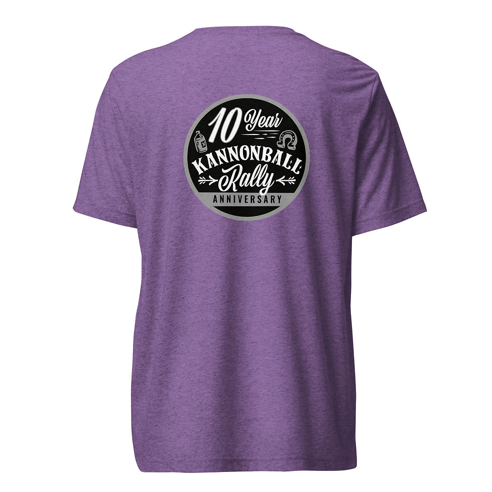 Thumbnail: KANNONBALL RALLY "PAINTER" Short Sleeve TRI-BLEND T-Shirt sleeve t-shirt